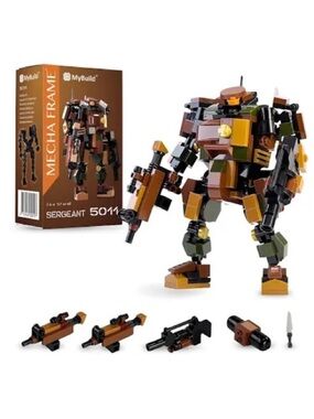 MyBuild Mecha Frame Sergeant 5011 - Sci-Fi Mech Toy Building Set Rare